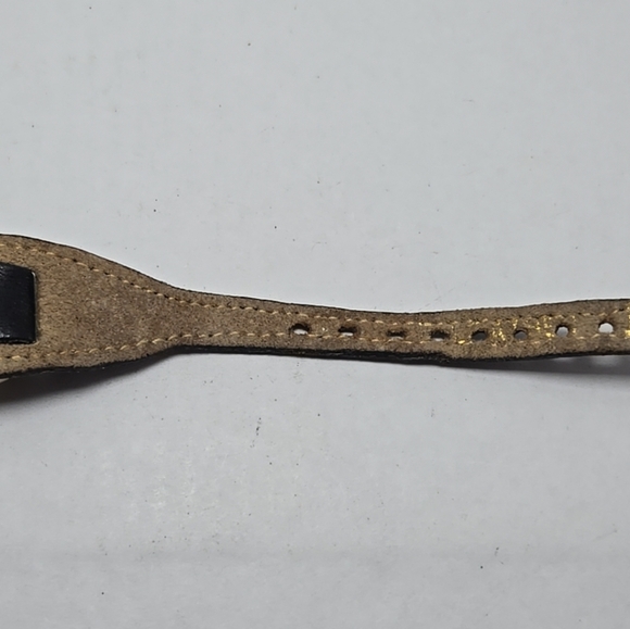 Womens Vintage Retro Mechanical Customtime Fish Eye Gold Black Manual Watch Runs - Picture 11 of 13